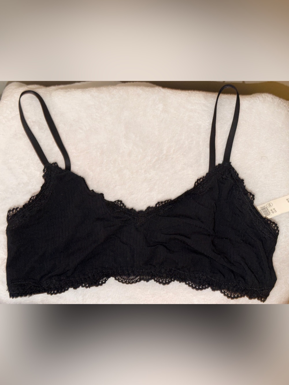Aerie Black Lace Bralette - Women Intimates